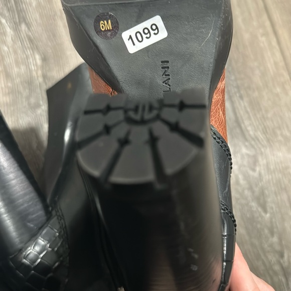 NWOT! Antonio Melani Black‎ and Brown Women's Boots - Picture 5 of 7